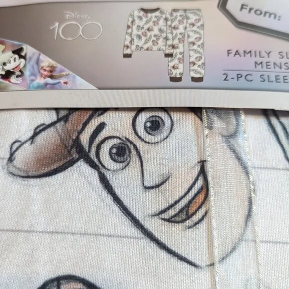 Disney 100 Men's Size Large Pajamas Brand New - Picture 6 of 14